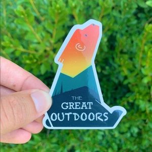 Bear Sunset sticker